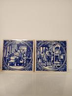 3 Delft Schoonhoven tegels 15x15cm, Antiek en Kunst, Ophalen