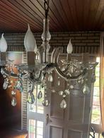 Antieke kristallen kroonluchter, Ophalen, Gebruikt, Glas, Klassiek brocante