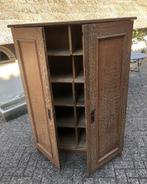 Franse kast/vakkenkast/brocante kast/meidenkast, Antiek en Kunst, Curiosa en Brocante, Ophalen of Verzenden