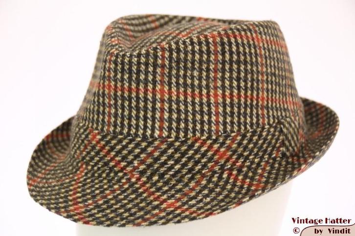 hoed Trilby Hawkins tweed-stijl groen oranje 57, 58, 59, 60, Kleding | Heren, Hoeden en Petten, Nieuw, Hoed, 58 of 59 cm (L, 7¼ of ⅜ inch)