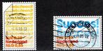 Nederland nr. 2052 en 2059 gestempeld, Postzegels en Munten, Postzegels | Nederland, Ophalen of Verzenden, Na 1940, Gestempeld