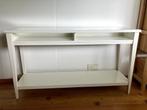 Witte sidetable, Huis en Inrichting, Ophalen, 100 tot 150 cm, Zo goed als nieuw, 25 tot 50 cm