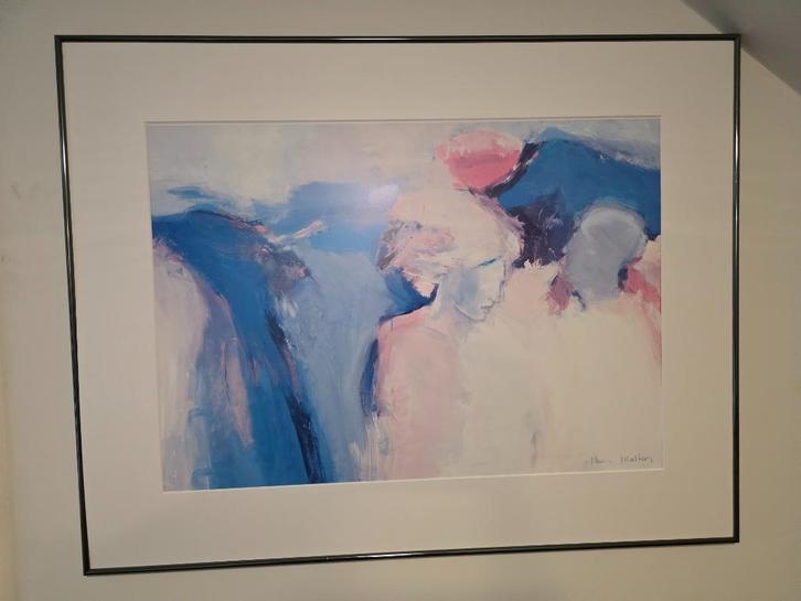 Schilderij Hans Musters (70 x 90), Antiek en Kunst, Kunst | Schilderijen | Abstract, Ophalen