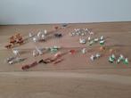 set van kleine diertjes figuurtjes plastic, nostalgisch, Ophalen of Verzenden, Gebruikt