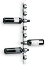 2 RVS Wijnfles Wandhouders, Ophalen, Gebruikt, 50 tot 75 cm, 15 tot 25 flessen