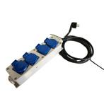 Verdeeldoos 4-voudig, Doe-het-zelf en Verbouw, Elektra en Kabels, Niet ingevuld, Gebruikt, Niet ingevuld, Niet ingevuld