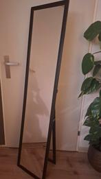 Zwarte staande spiegel, Ophalen, Minder dan 50 cm, Zo goed als nieuw, 150 tot 200 cm