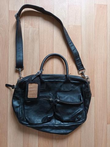 Zwarte cowboysbag zwart schoudertas tas 1118 the bag small beschikbaar voor biedingen