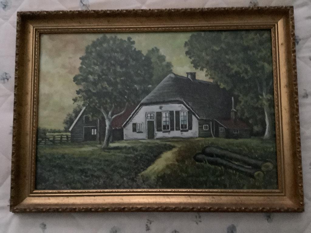 Aquarel, Antiek en Kunst, Kunst | Schilderijen | Klassiek, Ophalen