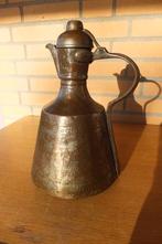 Antieke koperen kan met klep, Ophalen of Verzenden, Koper