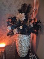 Schelpenvaas met bloemen, Ophalen, Zo goed als nieuw