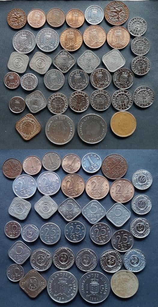 Nederlandse Antillen, 36 munten, Verzenden, Koningin Juliana