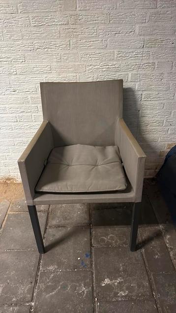Tuinstoelen | grijs | 6 stuks beschikbaar voor biedingen