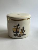 dekselpot met romantische voorstelling, Ophalen of Verzenden