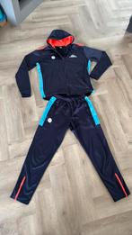 Schaatspak - Broek L, Vest XL - Goede Staat!, Maat 52/54 (L), Blauw, Ophalen of Verzenden, Gedragen