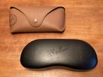 twee Ray-Ban brillenkokers (éen gratis), Ophalen of Verzenden, Zo goed als nieuw, Zwart, Ray-Ban