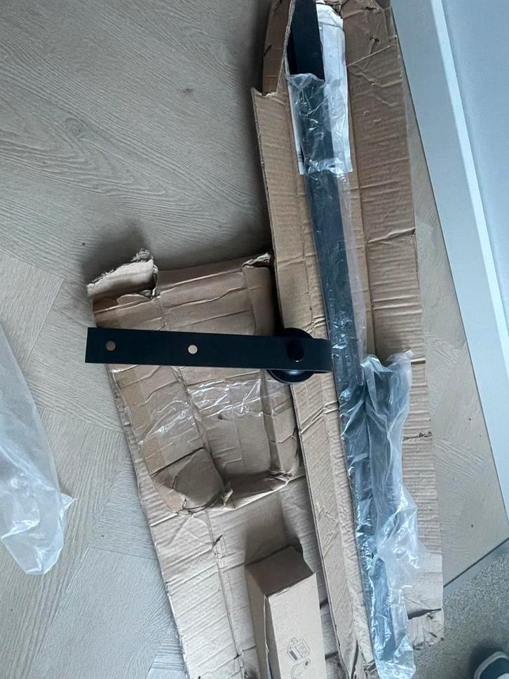 Schuifdeur railsysteem - Nieuw, Doe-het-zelf en Verbouw, Deuren en Horren, Nieuw, Binnendeur, 200 tot 215 cm, 80 tot 100 cm, Metaal