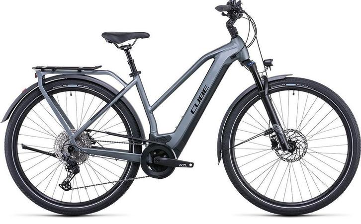 Cube Kathmandu Hybrid Pro 625 Dames Flashgrey´n´black 50cm, Fietsen en Brommers, Elektrische fietsen, Gebruikt, Cube, 47 tot 51 cm