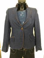 Circle of Gentlemen for Women colbert, blauw linnen, maat 36, Blauw, Ophalen of Verzenden, Zo goed als nieuw, Jasje