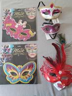 CARNAVAL 5 Maskers voor een Bal Masqué Nieuw!, Nieuw, Ophalen of Verzenden
