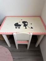 Houten tafeltje (bureau) met stoel, Kinderen en Baby's, Gebruikt, Tafel(s) en Stoel(en), Ophalen