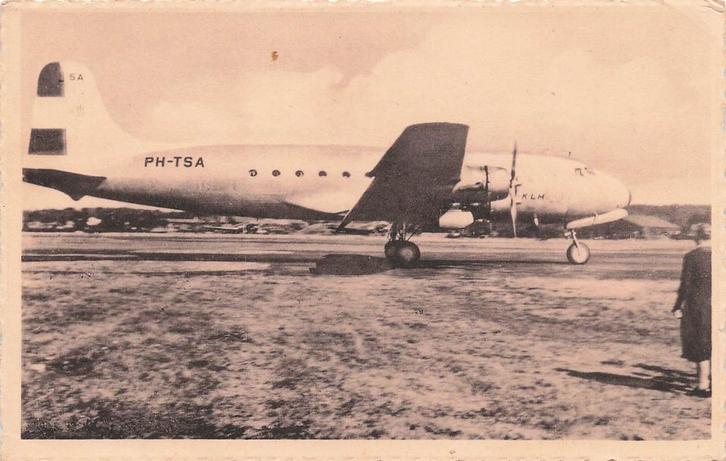 AY840 Soesterberg Vliegveld vliegtuig luchtvaart jaren 50, Verzamelen, Ansichtkaarten | Nederland, Gelopen, Utrecht, 1940 tot 1960