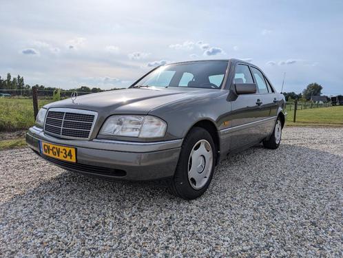 Verkocht!: Mercedes-Benz C-Klasse 1.8 C180 E2 1993 Grijs, Auto's, Mercedes-Benz, Particulier, C-Klasse, ABS, Airbags, Centrale vergrendeling