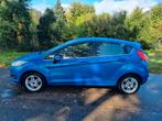 Ford fiesta 125 pk 5 deurs bj 2016 km 94208 airco apk nieuw, Auto's, Voorwielaandrijving, Blauw, Bedrijf, Handgeschakeld