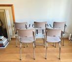 5 Tubax eettafel stoelen - moet weg ivm verhuizing! , Tubax, Tubax, Gebruikt, Modern, vintage design