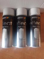 Motip spuitbussen 400 ml, effect frigo white., Ophalen of Verzenden, Nieuw, Wit