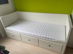 Witte ikea slaapbank, Ophalen, 90 cm, Tweepersoons, Zo goed als nieuw