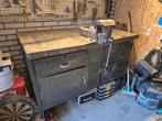 Werkbank inclusief bankschroef, Doe-het-zelf en Verbouw, Werkbanken, Ophalen, Gebruikt, 120 tot 170 cm, Bankschroef