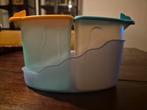Tupperware suiker en melk setje, Huis en Inrichting, Keuken | Tupperware, Ophalen of Verzenden, Zo goed als nieuw, Groen, Overige typen