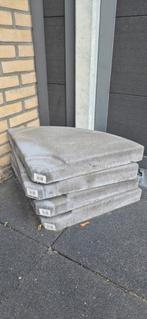Parasolvoettegels 4 stuks, Tuin en Terras, Ophalen, Zo goed als nieuw, Minder dan 1 meter, Parasolvoet