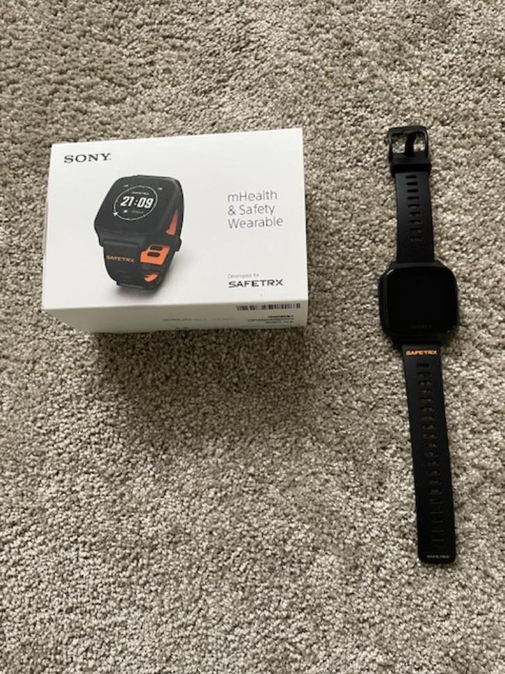 SafetyTrx Sony Active sporthorloge, Sieraden, Tassen en Uiterlijk, Sporthorloges, Nieuw, Android, Zwart, Afstand, GPS, Hartslag