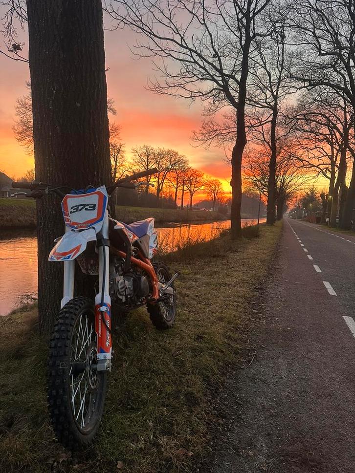 Pitbike 140cc teruil, Fietsen en Brommers, Minibikes, Midibikes en Pitbikes, Pitbike, Ophalen