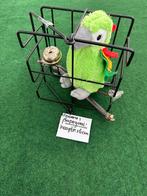 Groene papegaai, pluche knuffel, 16 cm, Ophalen of Verzenden, Zo goed als nieuw