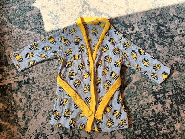 Kinder badjas Minions maat 104/110, Kinderen en Baby's, Kinderkleding | Maat 104, Jongen of Meisje, Ophalen of Verzenden