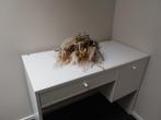 SYVDE bureau / toilettafel wit 100x48x78 cm, Huis en Inrichting, Bureaus, Ophalen, Zo goed als nieuw, Bureau