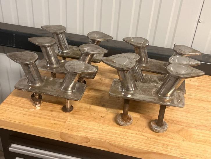 4 x RVS bolder 27 cm, Watersport en Boten, Accessoires en Onderhoud, Gebruikt, Overige typen, Ophalen of Verzenden