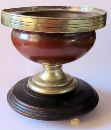 Koopje! Antiek pijpcomfort koper, met mooie patina, incl ver beschikbaar voor biedingen