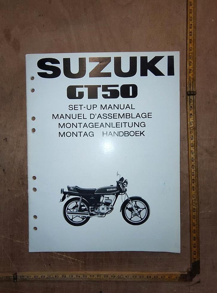 Suzuki Gt50 Setup Handleiding, Fietsen en Brommers, Handleidingen en Instructieboekjes, Ophalen of Verzenden
