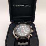 Emporio Armani Chrono AR-0547 nu voor:€99.99, Overige merken, Zwart, Ophalen of Verzenden, E