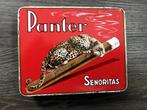 vintage panter sigaren blik, Verzamelen, Overige merken, Gebruikt, Overige, Ophalen of Verzenden