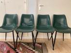 Set van 4 eetkamer stoelen / keuken stoelen, Ophalen, Gebruikt, Overige kleuren, Leer