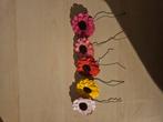 Metaal steel bloemen, Ophalen of Verzenden, Zo goed als nieuw, Overige materialen