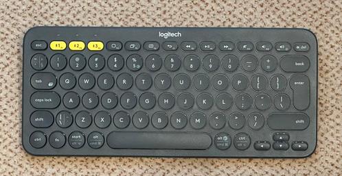 Logitech K380 Multi-Device, Computers en Software, Toetsenborden, Zo goed als nieuw, Qwerty, Ophalen
