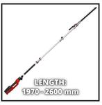 Electrische telescoop heggenschaar - stokheggenschaar, Tuin en Terras, Heggenscharen, Ophalen of Verzenden, Zo goed als nieuw