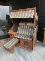 Verrijdbare Strandkorf - Prachtig!, Ophalen of Verzenden, Gebruikt, Wicker