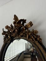 Antieke Ovale Spiegel met Geslepen Glas, Ophalen, Ovaal, Minder dan 50 cm, Minder dan 100 cm